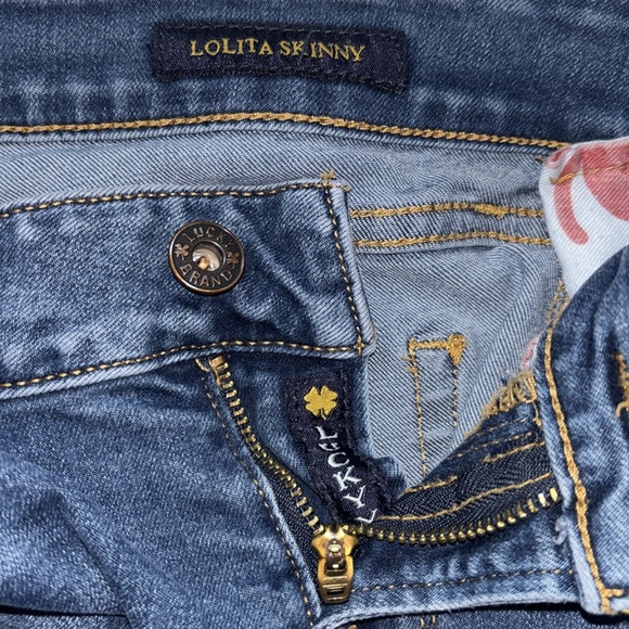 Lucky🍀Brand Low Rise Lolita Skinny Jeans, Size 0/25 - Picture 15 of 16